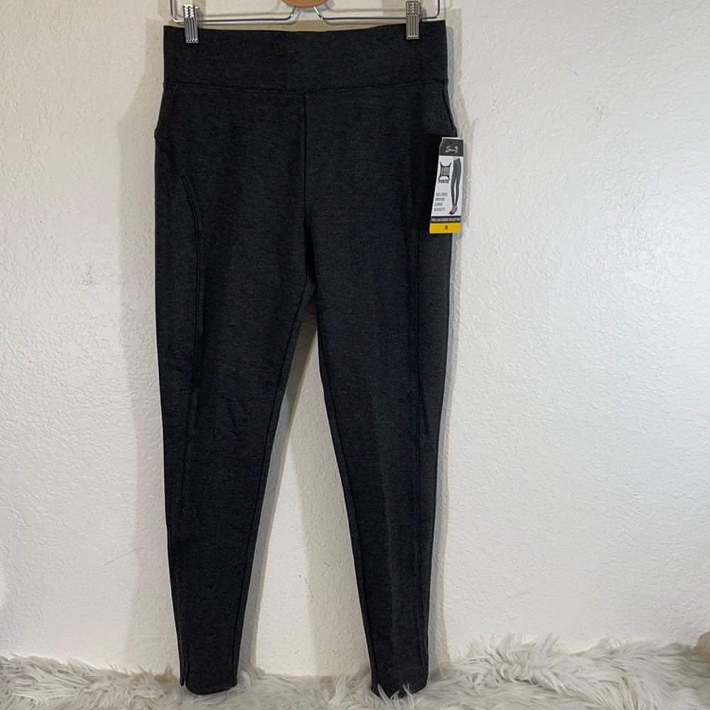 Seven7 4-Way Stretch Pull-On Legging Scallop Hem